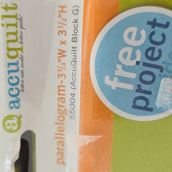 GO! Fabric Cutting Die - Orange